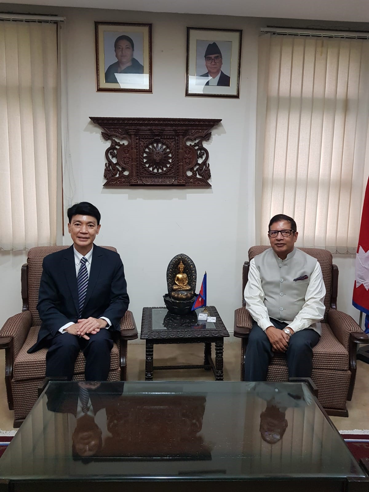 COURTESY VISIT OF THE SECRETARY-GENERAL OF AALCO TO THE EMBASSY OF NEPAL, NEW DELHI