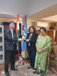 Visit by H. E. Mrs. Alyaa Ghanannam