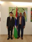 Courtesy Visit of the Secretary General of AALCO to the High Commission of the Republic of the Gambia New Delhi