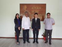 COURTESY VISIT OF THE SECRETARY-GENERAL OF AALCO TO THE EMBASSY OF THE REPUBLIC OF THE PHILIPPINES, NEW DELHI
