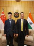 COURTESY VISIT OF THE SECRETARY-GENERAL OF AALCO TO THE HIGH COMMISSION OF SINGAPORE, NEW DELHI