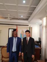 COURTESY VISIT OF THE SECRETARY-GENERAL OF AALCO TO THE HIGH COMMISSION OF THE REPUBLIC OF SOUTH AFRICA, NEW DELHI