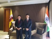 COURTESY VISIT OF THE SECRETARY-GENERAL OF AALCO TO THE EMBASSY OF THE BRUNEI DARRUSALAM, NEW DELHI
