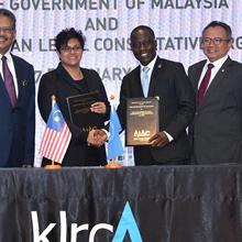 حفل التوقيع بين حكومة ماليزيا ومنظمة آلكو يوم 7 فبراير 2018م