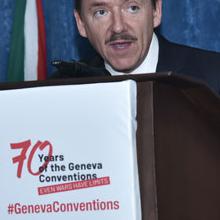 الاحتفال بمرور 70 عامًا على اتفاقيات جنيف المنعقد في 15 نوفمبر/تشرين الثاني 2019م